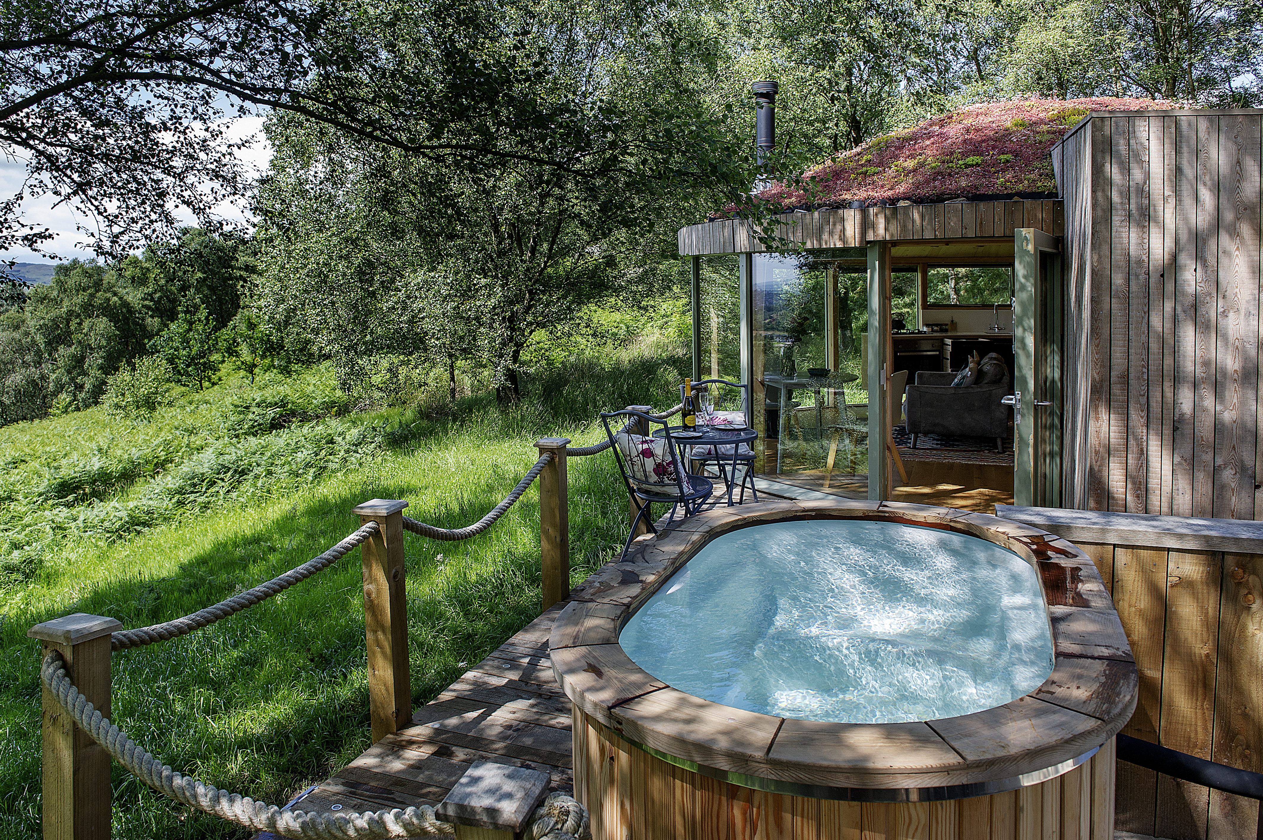 Hot Tub at Craigmaddie Muir